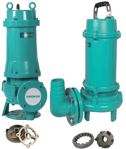 Насос 100WQ7,5QG , 7,5 кВт, 380 В, DN100, Чугун, 40 С, SHIMGE